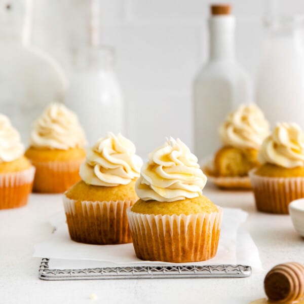 Honey Cupcakes with Honey Buttercream Frosting - Boulder Locavore