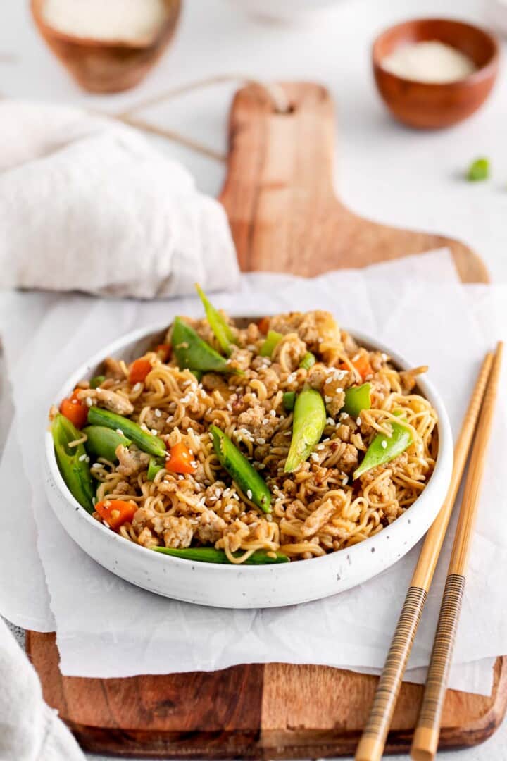 Easy Chicken Ramen Noodle Stir Fry - Boulder Locavore