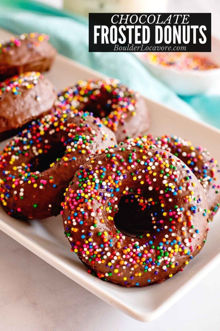 Chocolate Frosted Donuts - Boulder Locavore