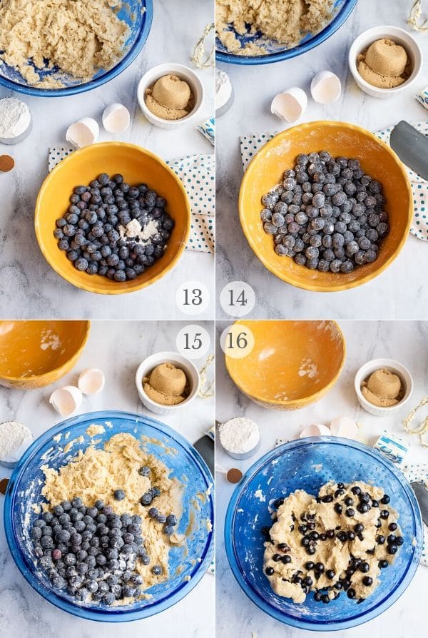 Blueberry Coffee Cake recipe steps photos 13-16