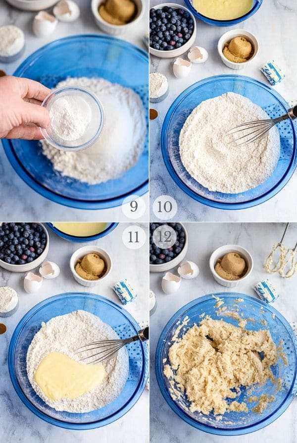 Blueberry Coffee Cake recipe steps photos 9-12