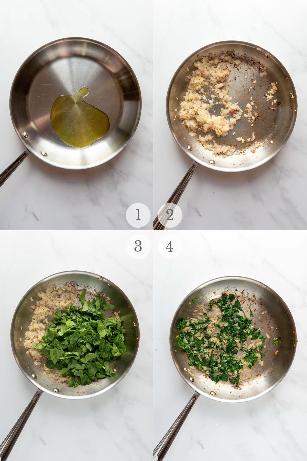 Crustless Quiche recipes steps 1-4