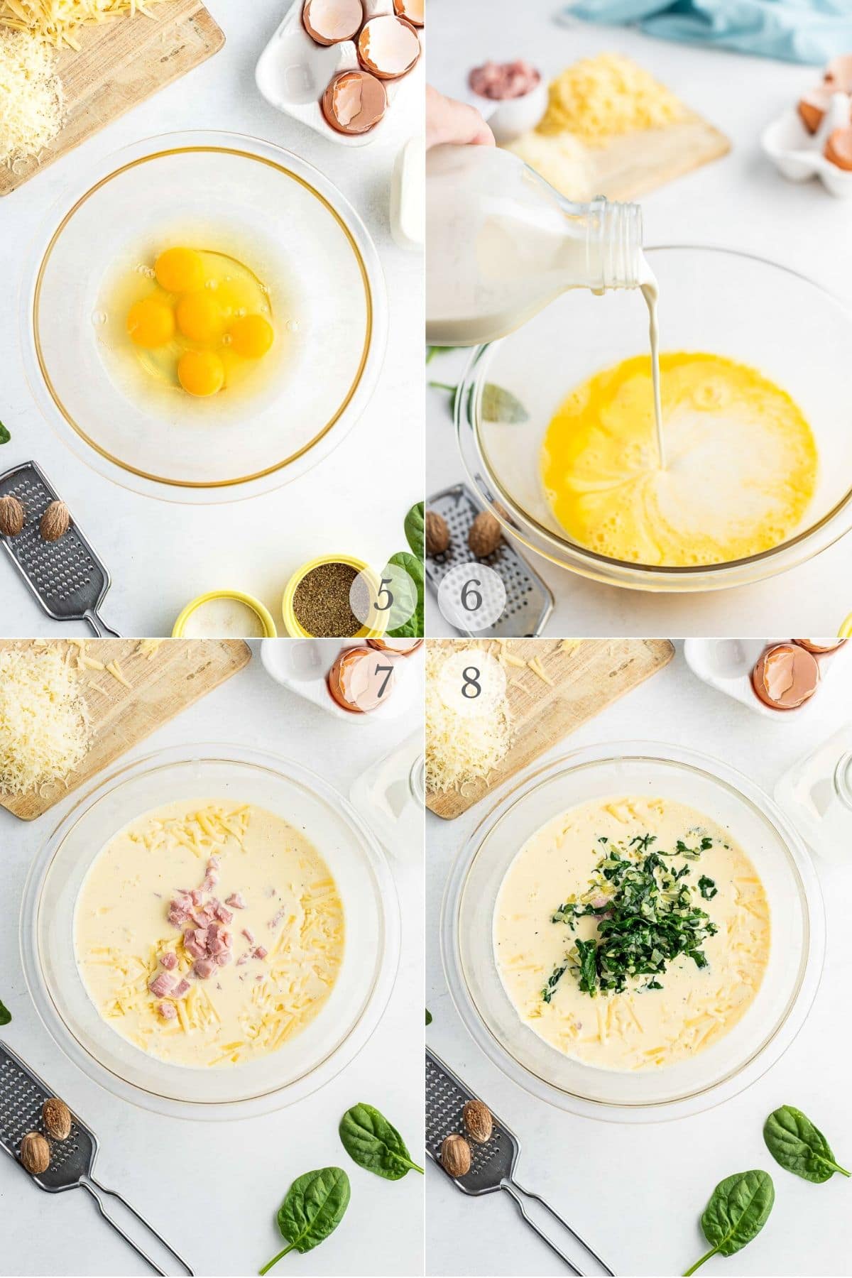 Crustless Quiche recipes steps 5-8