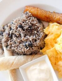 Authentic Costa Rican Gallo Pinto recipe (beans and rice). A filling flavorful dish solo or perfect side dish, even for breakfast! - BoulderLocavore.com