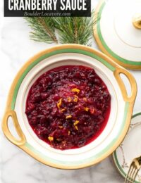 Cranberry Orange Sauce 