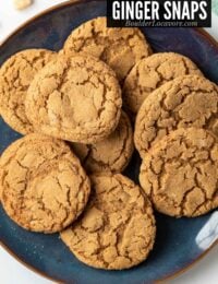 chewy ginger snaps with title